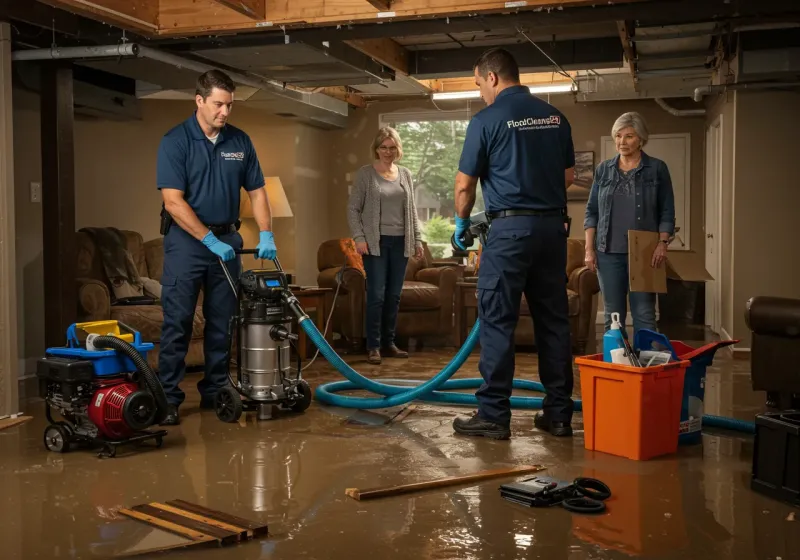 Basement Water Extraction and Removal Techniques process in Ligonier, IN